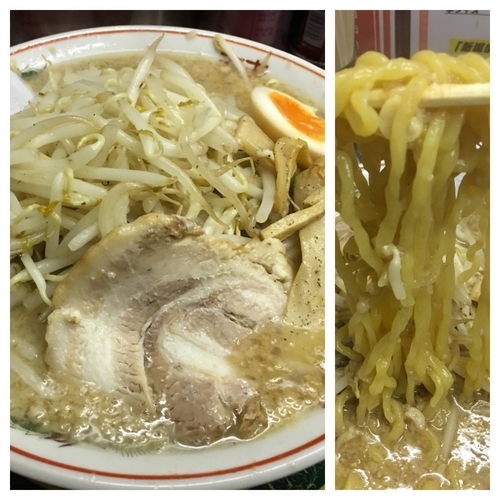 「らーめん＋シャキシャキ炒めもやし 750円➡︎500円」@らーめん亭 にしやまの写真