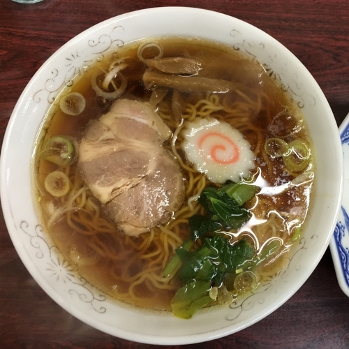 「Aセット（ラーメン＋半チャーハン）850円」@明華の写真