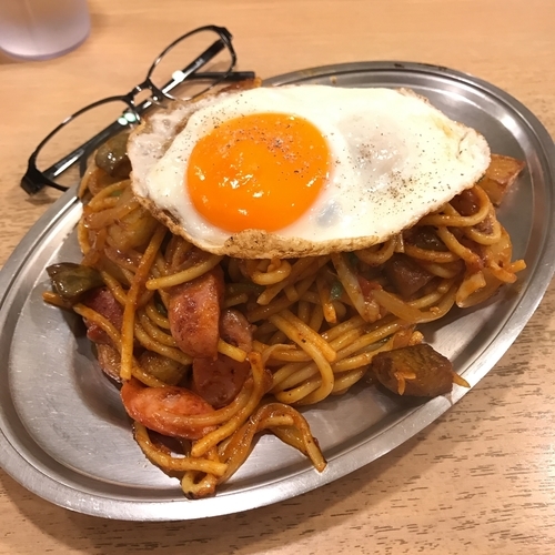 「カレーナポ 目玉」@スパゲッティーのパンチョ 御徒町店の写真
