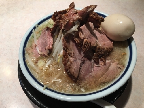 「チャーシュー麺(塩)、煮たまご」@神名備の写真