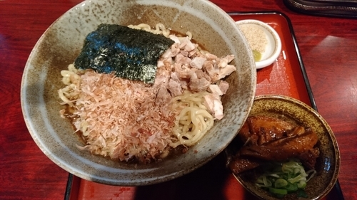 「魚まぜそば　800円」@食処 渓の写真