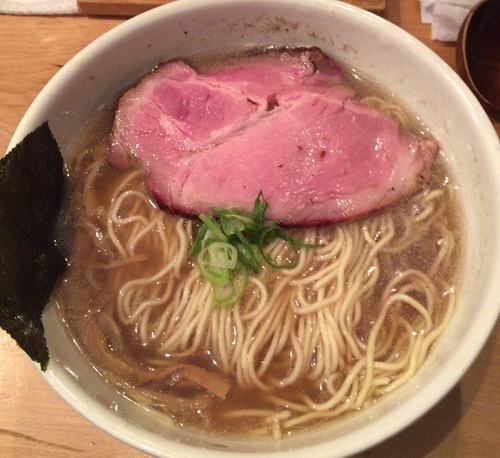 「中華そば大盛り¥900」@中華蕎麦 蘭鋳の写真