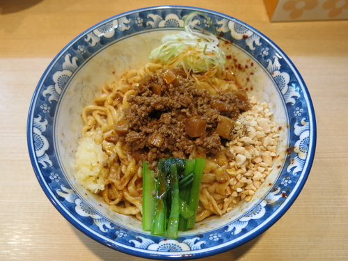 「五号汁なし担々麺（ニンニク）：780円」@ラーメン 雷鳥の写真