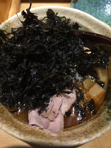 「焼きあご塩らーめん+岩のり(トッピング)」@焼きあご塩らー麺 たかはし 新宿本店の写真