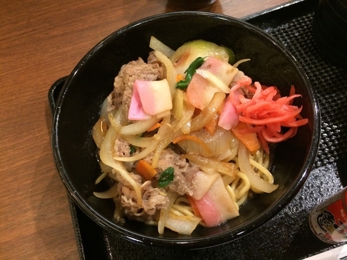 「牛・がっつりまぜめん(店舗限定)」@長崎ちゃんぽん リンガーハット 鶴ヶ島インター店の写真