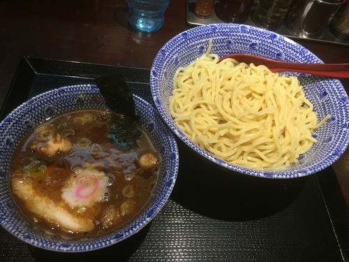 「ワンタンつけ蕎麦¥820」@中華蕎麦 金魚の写真