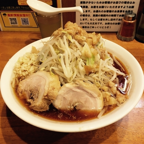 「豚道場BB大盛り」@麺屋豚道場の写真