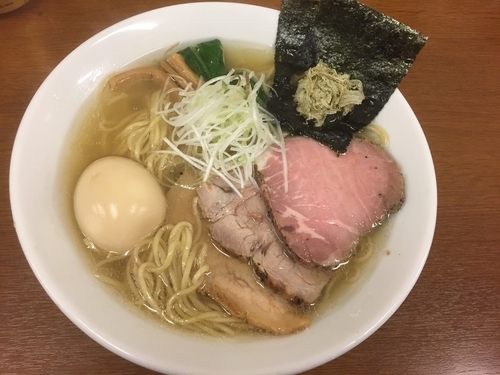 「魚介鶏だし塩らぁめん(特製)¥850」@麺処 有彩の写真