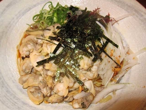 「魚がしそば　680円」@魚介系まぜそば専門店 魚がしそば 新橋本店の写真