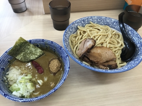 「カレーつけ麺」@狼煙 大宮店の写真