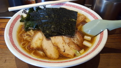 「特製中華そば並（150g）950円」@松戸中華そば 富田食堂の写真