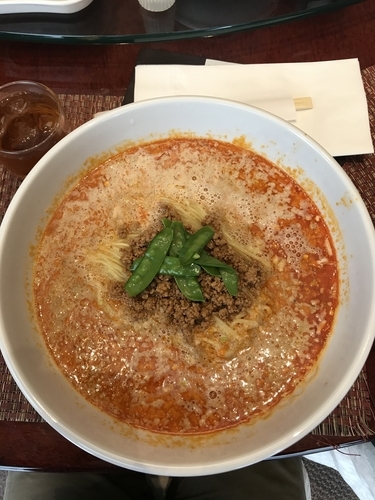 「四川担々麺・大盛り」@頤和園 溜池山王店の写真