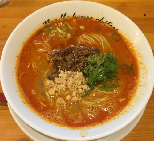 「担担麺850円+味付替玉(辣油)150円」@麺庵ちとせの写真