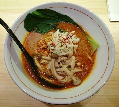 「きのこカレー担々麺 850円」@四条富小路 麺屋虎杖 有楽町の写真