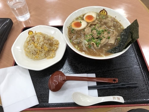 「豚肉そばセット」@周記中華麺の写真