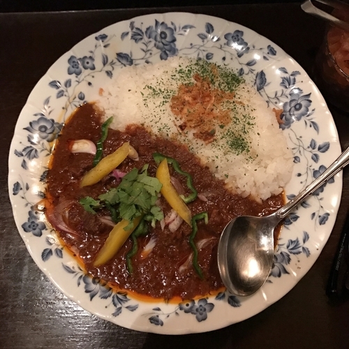 「マトンカレー【本日のカレーライス】」@本石亭の写真