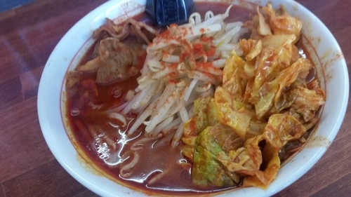 「南極タンメン　800円」@激辛ラーメン専門店 レッチリ 土浦本店の写真