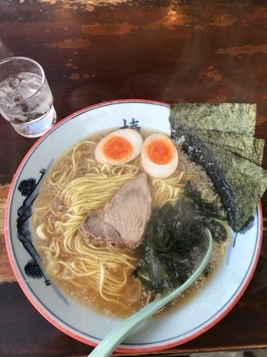 「ラーメン+煮卵」@ラーメンショップ 122号騎西店の写真