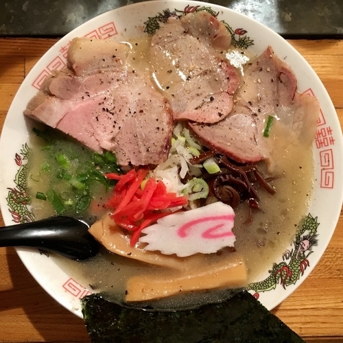 「是、豚骨拉麺 (800円)」@古川屋台 ソウヅの写真
