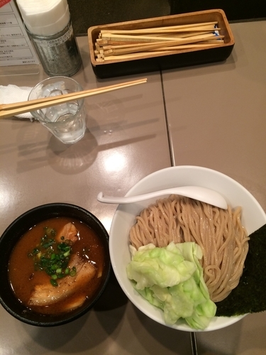 「海老つけ麺肉入り 大盛」@つけ麺 五ノ神製作所の写真