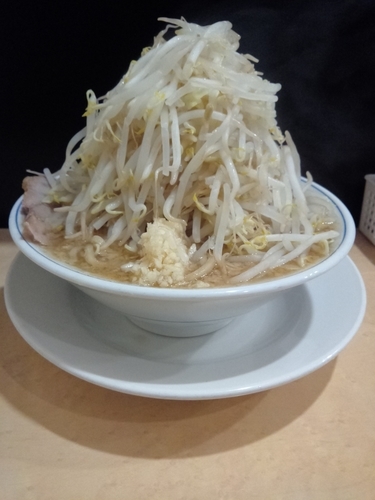 「らーめんヤサイマシニンニク」@らーめん大 高円寺店の写真