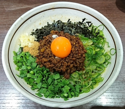 「台湾まぜそば」@麺屋はなび 新宿店の写真