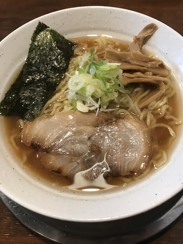 「中華そば、サービス大盛り、サービスライス（ランチセット）」@麺処 名越の写真