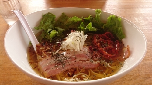 「ローストトマトのスープCafeソバ」@湖麺屋 Reel Cafeの写真