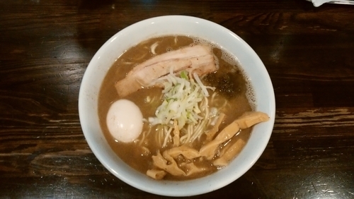 「煮干ラーメン(塩)大盛＋味玉」@麺堂 稲葉 Kuki styleの写真