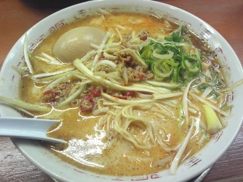 「激哲ラーメン（味噌）￥770・味玉￥0（金曜サービス）」@二十八代目 哲麺 鶴ヶ島駅前店の写真