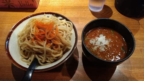 「辛つけ麺」@つけ麺 R&Bの写真