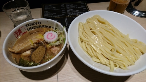 「特製つけ麺（濃厚）1,030円」@TOKYO UNDER GROUND RAMEN 頑者の写真