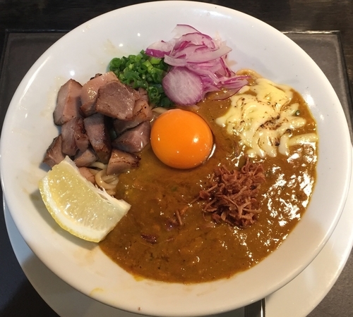 「[限定]スパイスカレー和え麺880円」@KaneKitchen Noodlesの写真