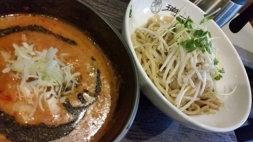 「黒坦々つけ麺　830円」@中華蕎麦 瑞山（ZUIZAN）の写真