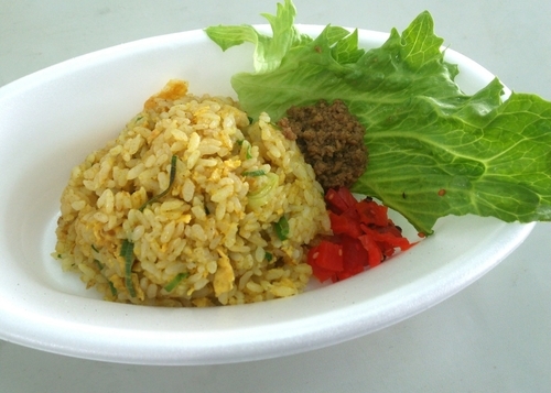 「【大阪元祖カレー鍋宮がみ屋】キーマカレー半チャーハン」@ギョーザ&半チャーハンFes．の写真