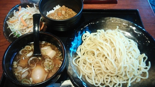 「野菜つけ麺+ミニカレー丼」@つけ麺 さとう 豊洲店の写真