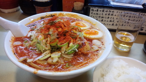 「激辛～めん４辛」@超ごってり麺 ごっつの写真