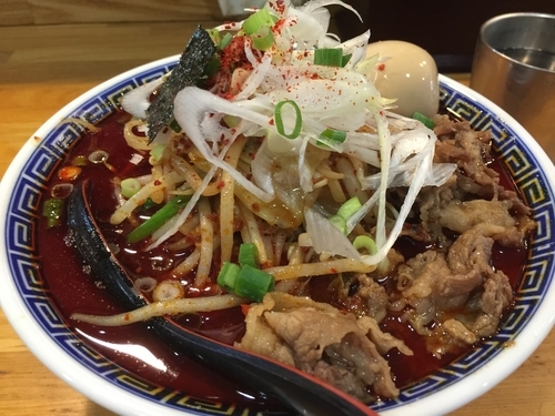 「肉ぶっかけ 大辛」@カラツケグレの写真