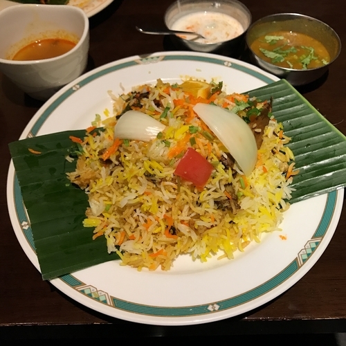 「柔らかラムビリヤニ（ビリヤニセット）」@サイーファ ケバブ ビリヤニの写真