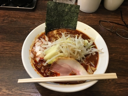 「辛味噌ラーメン」@伝家 志木店の写真