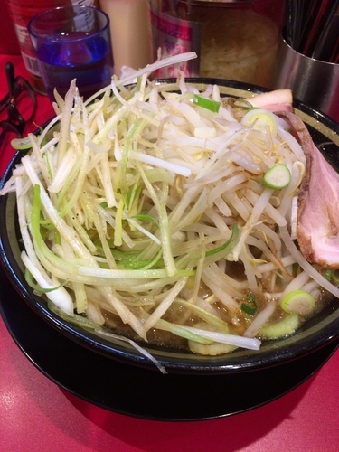 「ラーメン 野菜 和風ネギ」@家系ラーメン たつ家の写真