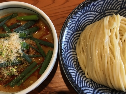 「【限定】四川担々つけそば 900円」@麺 一直の写真