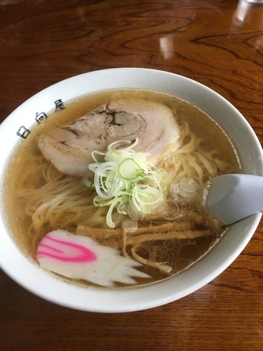 「ラーメン大盛(600円+100円)」@青竹手打ちラーメン 日向屋の写真