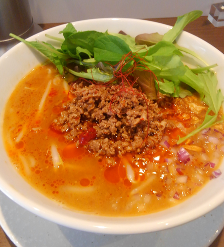 「肉味噌そば」@NOODLE CAFE SAMURAIの写真