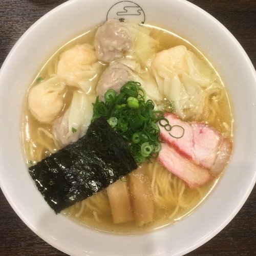 「特製ワンタン麺（白だし）¥1000円」@八雲の写真