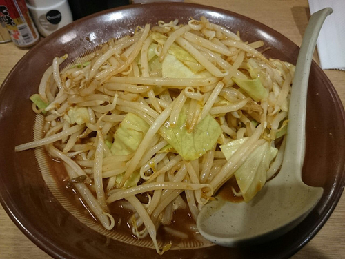 「野菜味噌ラーメン」@ラーメン東横 京都駅ビル店の写真