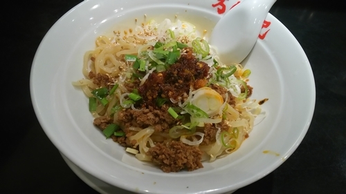 「汁なし担々麺+大餃子」@万豚記 アーバンドックららぽーと豊洲店の写真