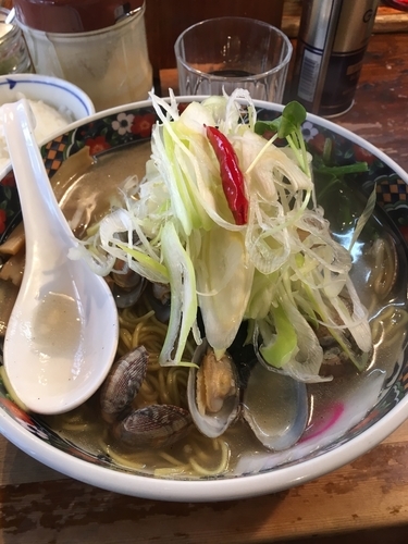 「浅蜊そば」@函館らーめん 船見坂の写真