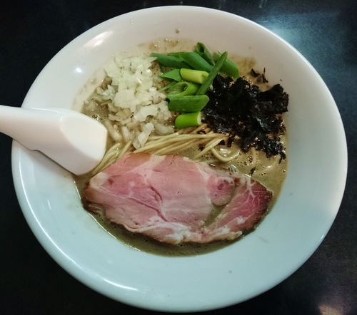 「濃厚そば(鯵背黒平子) 780円」@麺処 晴の写真