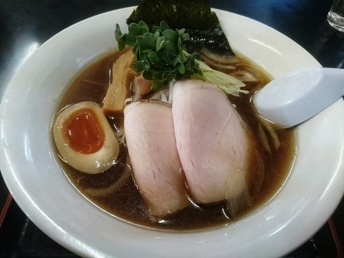 「煮干しらーめん(正油）」@奥久慈ラーメン なかざわの写真